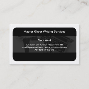 Ghost Writing Services Modern  Visitekaartje