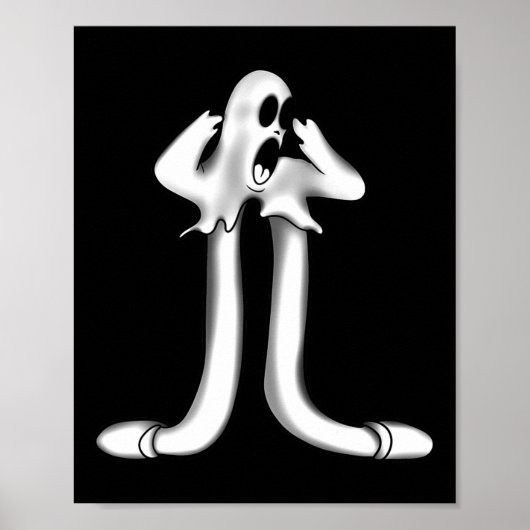 Ghost X Koko De clown Enge Gothic Poster (Voorkant)