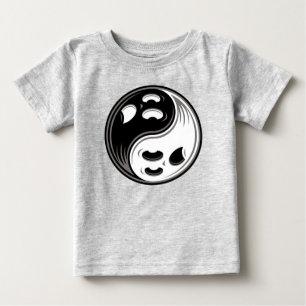 Ghost Yin Yang Black en White