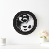Ghost Yin Yang Black en White Grote Klok (Huis)