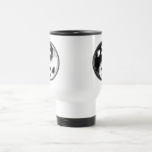 Ghost Yin Yang Black en White Reisbeker (Center)