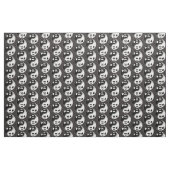 Ghost Yin Yang Black en White Stof (Yard (91,4 cm))