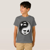 Ghost Yin Yang Black en White T-shirt (Voorkant volledig)