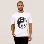 Ghost Yin Yang Black en White T-shirt (Voorkant volledig)