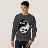 Ghost Yin Yang Black en White Trui (Voorkant volledig)