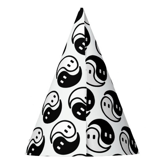 Ghost Yin Yang Feesthoedjes (Achterkant)