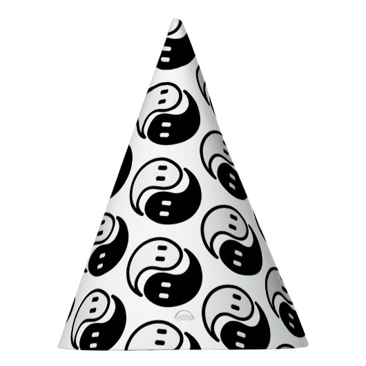 Ghost Yin Yang Feesthoedjes (Rechts)