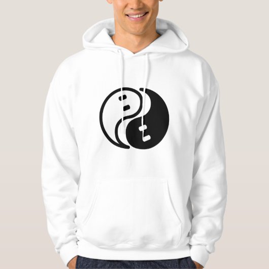Ghost Yin Yang Hoodie (Voorkant)