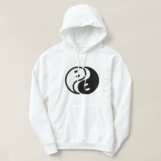 Ghost Yin Yang Hoodie (Design voorkant)