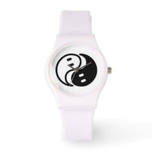 Ghost Yin Yang Horloge
