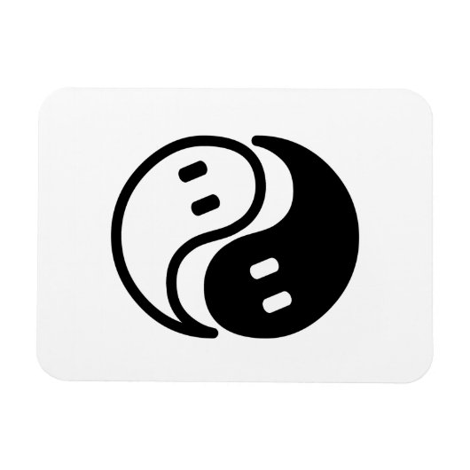 Ghost Yin Yang Magneet (Horizontaal)