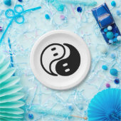 Ghost Yin Yang Papieren Bordje (Feest)