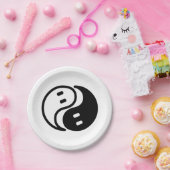 Ghost Yin Yang Papieren Bordje (Feest)