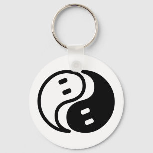 Ghost Yin Yang Sleutelhanger