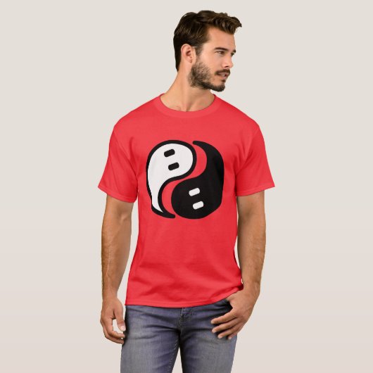 Ghost Yin Yang T-shirt (Voorkant volledig)