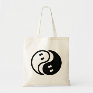 Ghost Yin Yang Tote Bag