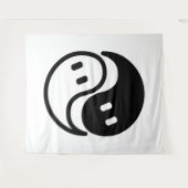 Ghost Yin Yang Wandkleed (Voorkant (horizontaal))