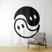 Ghost Yin Yang Wandkleed (In situ)