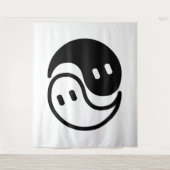 Ghost Yin Yang Wandkleed (Voorkant)
