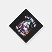 Ghost You voor mijn boeken Ghost Reading Halloween Servet (Hoek)