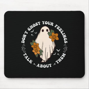 Ghost Your Feelings Groovy Spooky Seizoen Mannen Muismat