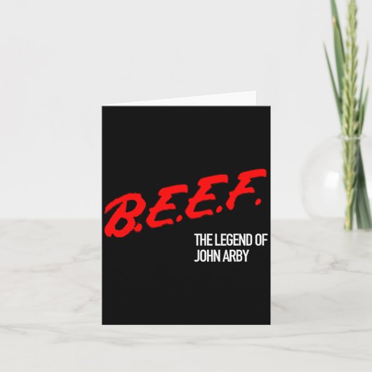 Ghostbeef - Legends Kaart (Voorkant)