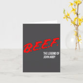 Ghostbeef - Legends Premium Tri-blend  Kaart (Gele Bloem)