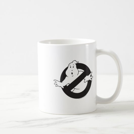 Ghostbusters Frozen Empire Black No Ghost Logo Koffiemok (Rechts)