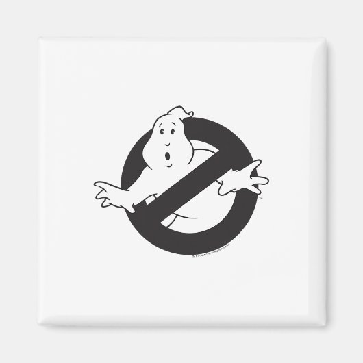 Ghostbusters Frozen Empire Black No Ghost Logo Magneet (Voorkant)