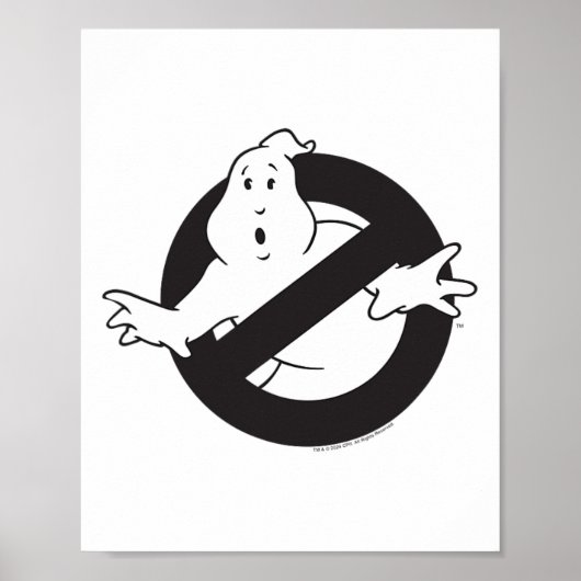 Ghostbusters Frozen Empire Black No Ghost Logo Poster (Voorkant)