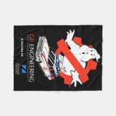 Ghostbusters Frozen Empire Engineering Gear No Gho Fleece Deken (Voorkant (Horizontaal))