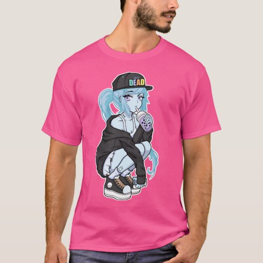 Ghosted Anime Ghost Girl T-shirt (Voorkant)