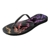 Ghosted Bats - Stadslichten Teenslippers (Schuin)