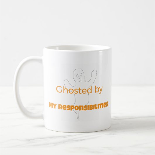 Ghosted By My Responsibilities 11 oz Mug Koffiemok (Links)
