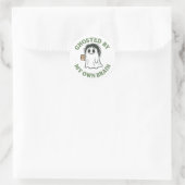 Ghosted door mijn eigen Brain Sticker (Tas)