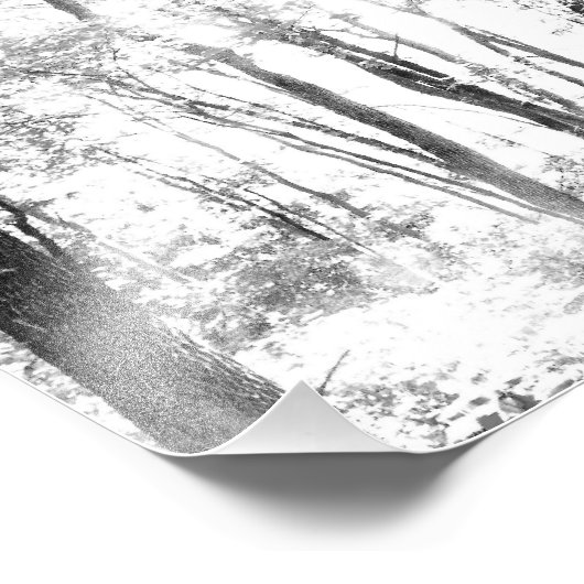 Ghosted Forest Foto Afdruk (Hoek)