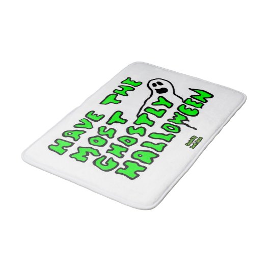Ghosted Halloween Medium Bath Mat (Gekanteld)