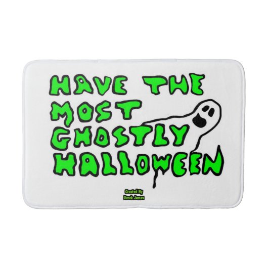 Ghosted Halloween Medium Bath Mat (Voorkant)