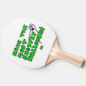 Ghosted Halloween Ping Pong Paddle Tafeltennisbatje (Zijkant)