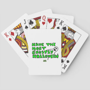 Ghosted Halloween-spelkaarten Pokerkaarten