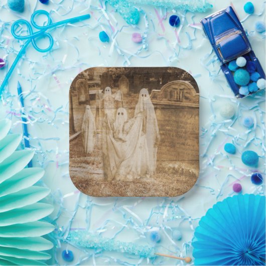 Ghosted Paper-Bord Papieren Bordje (Feest)