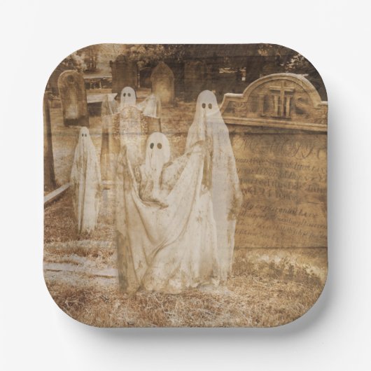 Ghosted Paper-Bord Papieren Bordje (Voorkant)