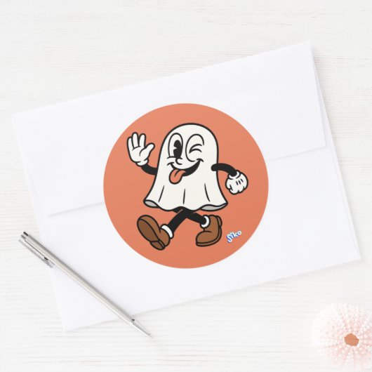 Ghosted Ronde Sticker (Envelop)