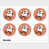 Ghosted Ronde Sticker (Vel)