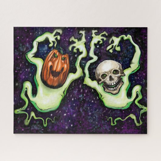 Ghosted Skull Legpuzzel (Horizontaal)