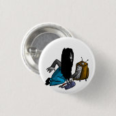 Ghosted Tv Repair Person Ronde Button 3,2 Cm (Voorkant /achterkant)