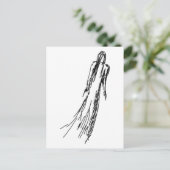 Ghosted Woman Briefkaart (Staand voorkant)