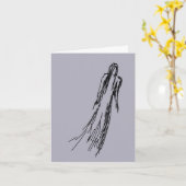 Ghosted Woman Kaart (Gele Bloem)