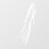 Ghosted Woman Raamsticker (Vel)