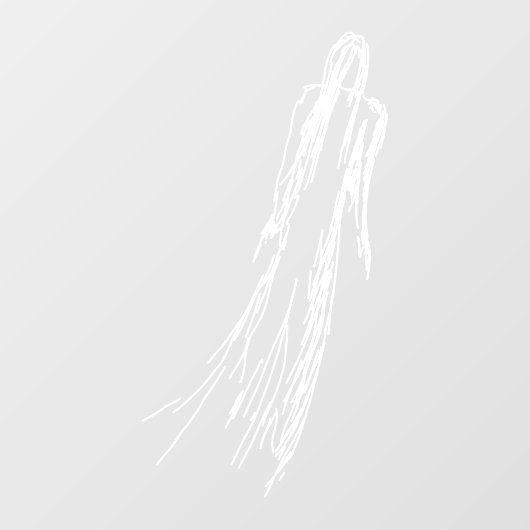 Ghosted Woman Raamsticker (Vel)